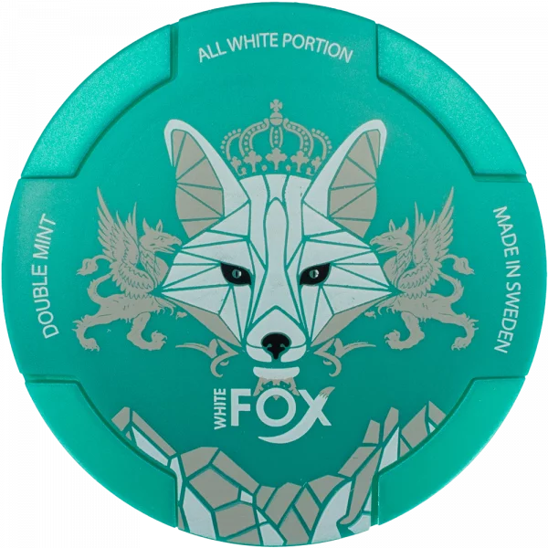 White Fox Double Mint All White Portion Slim 16 mg