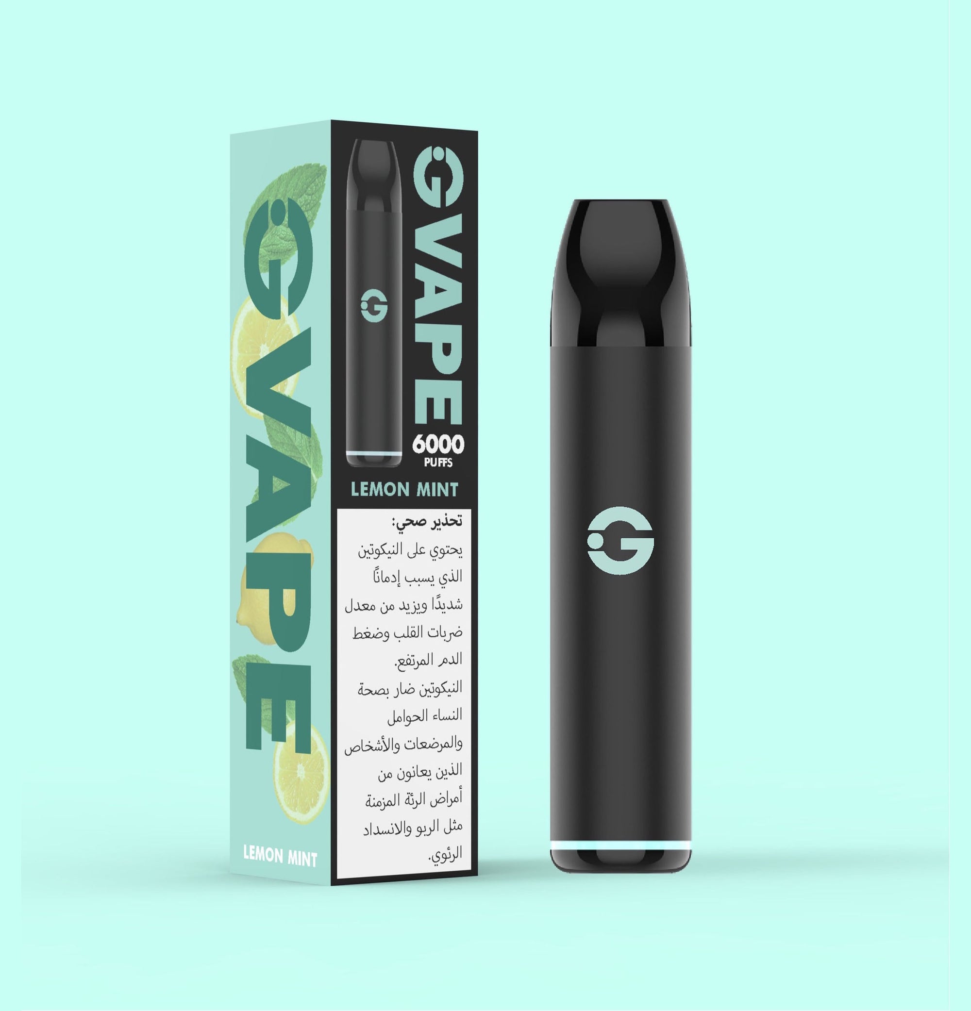 gvape g6000 lemon mint